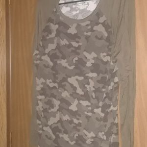 Long sleeve army colored shirt